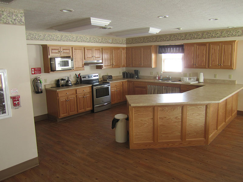 The large eat in kitchen/dining room